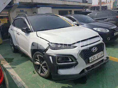 Photo 1 of 3: 2018 Hyundai Kona, VIN KMHK5816GJU133880 — Korean insurance auction