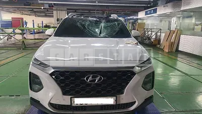 Photo 1 of 14: 2020 Hyundai Santa Fe, VIN KMHS381CBLU261557 — Korean insurance auction