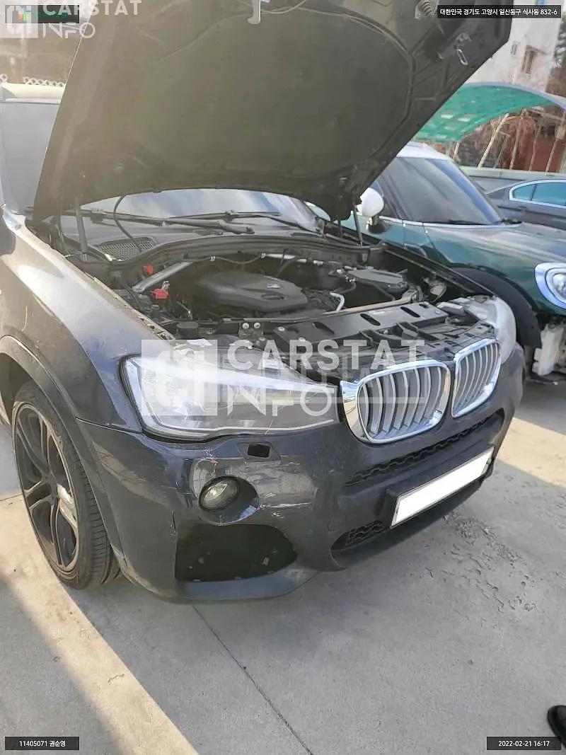 Photo 2 of 12: 2017 BMW X3 xDrive 20d, VIN WBAWZ5108H0M36356 — Korean insurance auction