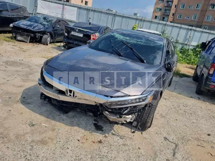 Photo 2 of 16: 2018 Honda Accord Hybrid, VIN 1HGCV3690JA511419 — Korean insurance auction