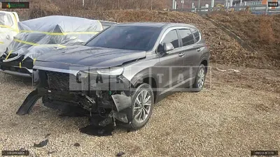 Photo 1 of 13: 2018 Hyundai Santa Fe, VIN KMHS281ABKU010272 — Korean insurance auction