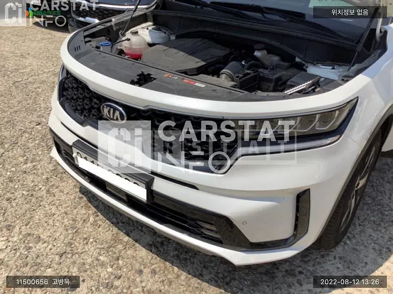 Photo 2 of 8: 2021 Kia Sorento, VIN KNARF81BHMA088631 — Korean insurance auction