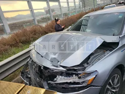 Photo 1 of 12: 2020 Honda Accord Hybrid, VIN 1HGCV3690LA510415 — Korean insurance auction