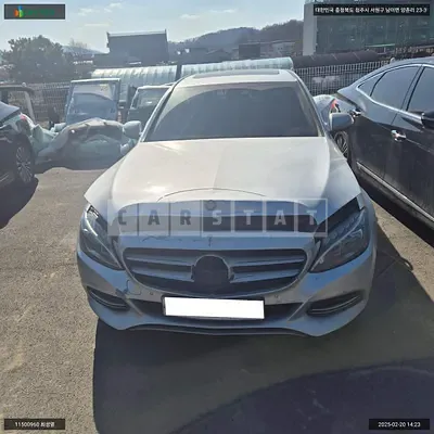 Photo 1 of 11: 2015 Mercedes-Benz C220 BlueTec, VIN WDDWF0EBXFF179873 — Korean insurance auction
