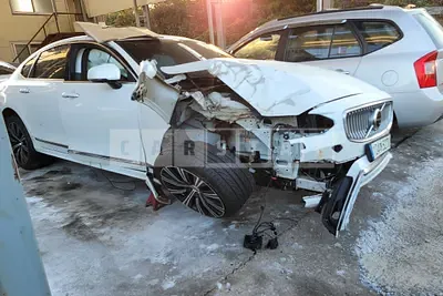 Photo 1 of 12: 2021 Volvo S90 B5, VIN LVYPTL12DMP200029 — Korean insurance auction
