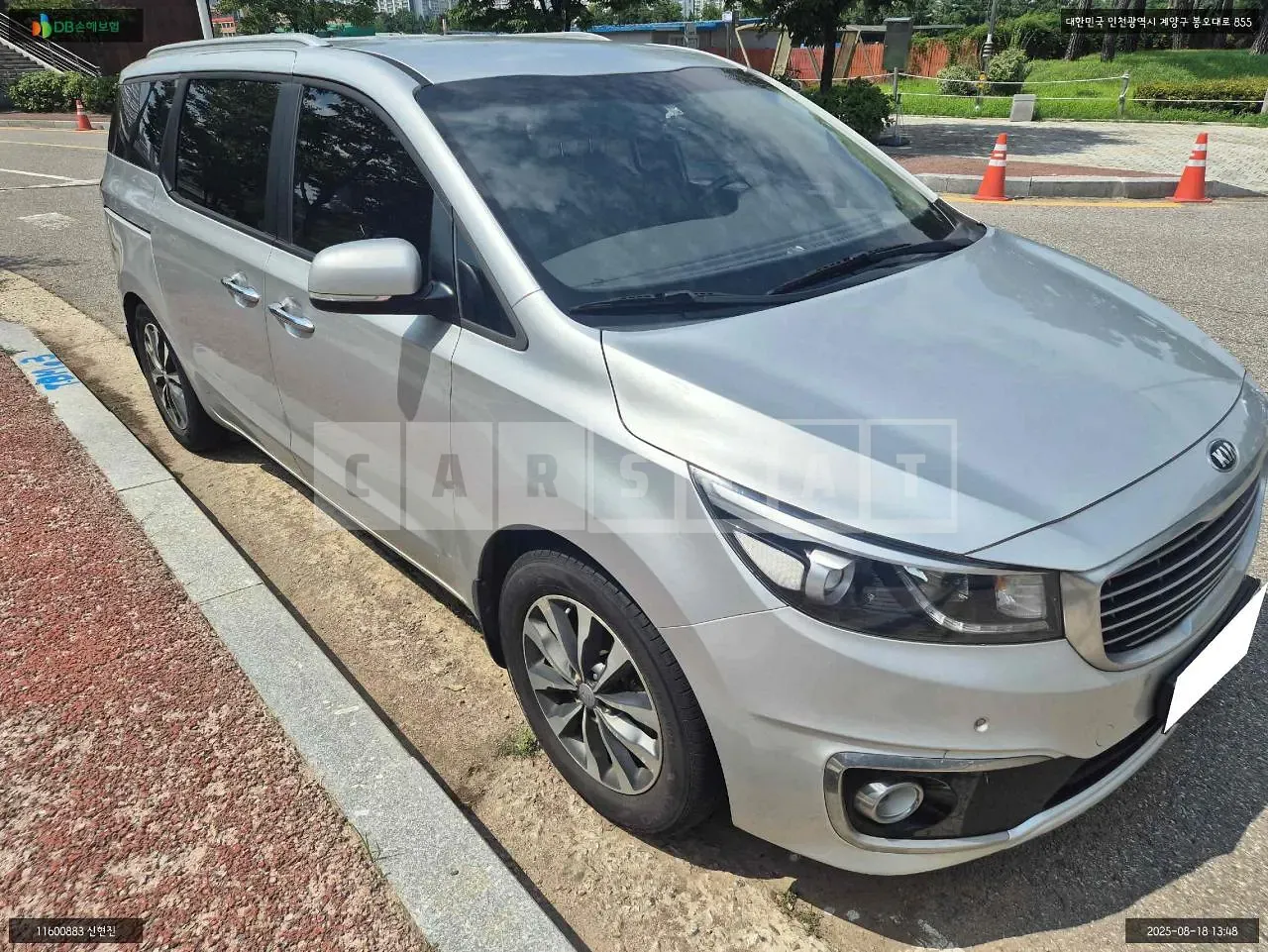Photo 2 of 9: 2015 Kia Carnival, VIN KNAMB81ABGS136000 — Korean insurance auction