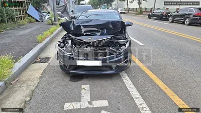 Photo 1 of 9: 2015 Kia K5, VIN KNAGU416BGA022354 — Korean insurance auction