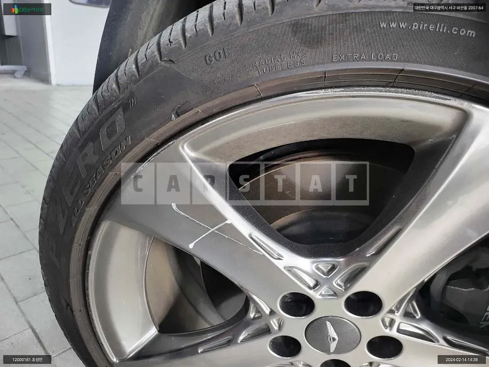 Photo 2 of 2: 2020 Genesis Wheel /G80 Wheel+tire, VIN KMTGB41CBMU013535 — Korean insurance auction