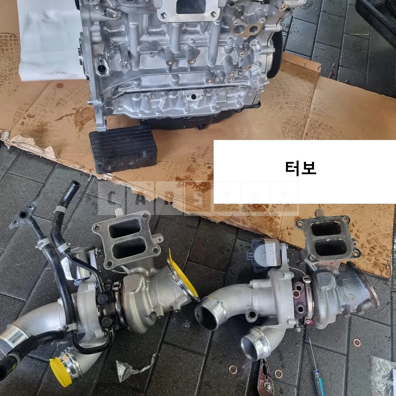 Photo 3 of 3: 2022 Kia Engine Sorento Engine+turbo+intercooler, VIN KNARL81FHPA186716 — Korean insurance auction