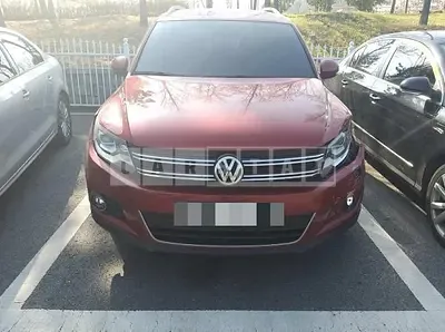 Photo 1 of 5: 2014 Volkswagen Tiguan 2.0 TDI Blue Motion, VIN WVGZZZ5NZFW012524 — Korean insurance auction