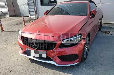 Photo 1 of 33: 2017 Mercedes-Benz C200 Cabriolet, VIN WDDWK4CBXHF579926 — Korean insurance auction