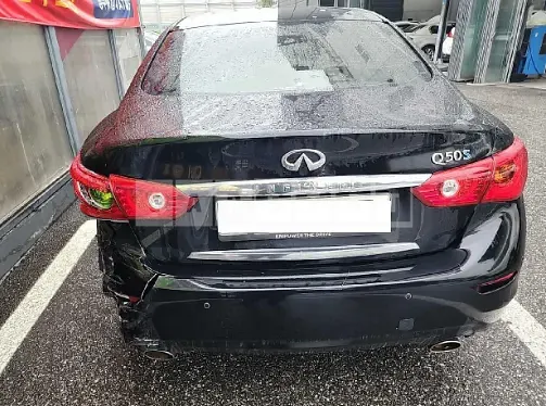 Photo 2 of 11: 2016 Infiniti Q50S Hybrid, VIN JNKAV71E9GM580679 — Korean insurance auction