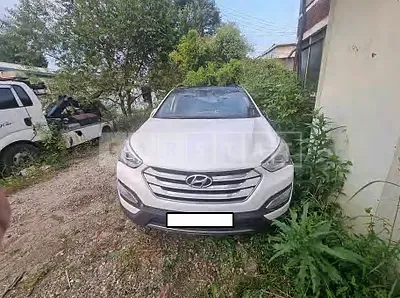 Photo 1 of 14: 2015 Hyundai Santa Fe, VIN KMHSW81XDFU375659 — Korean insurance auction