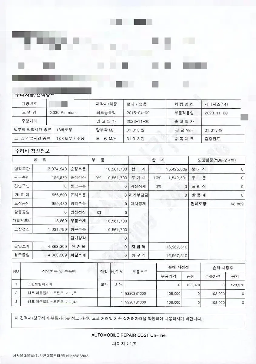 Photo 2 of 27: 2015 Genesis 3.3 — Korean insurance auction