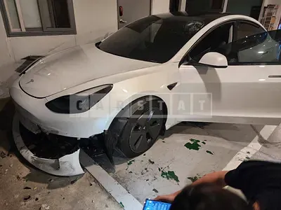 Photo 1 of 22: 2022 Tesla Model 3 RWD, VIN 5YJ3E1EA5NF303287 — Korean insurance auction