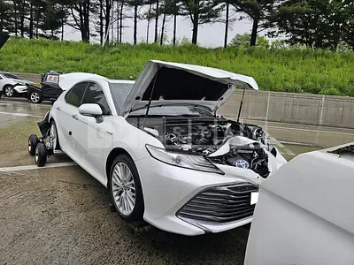 Photo 1 of 9: 2020 Toyota Camry Hybrid, VIN JTNB21HK7L3074478 — Korean insurance auction