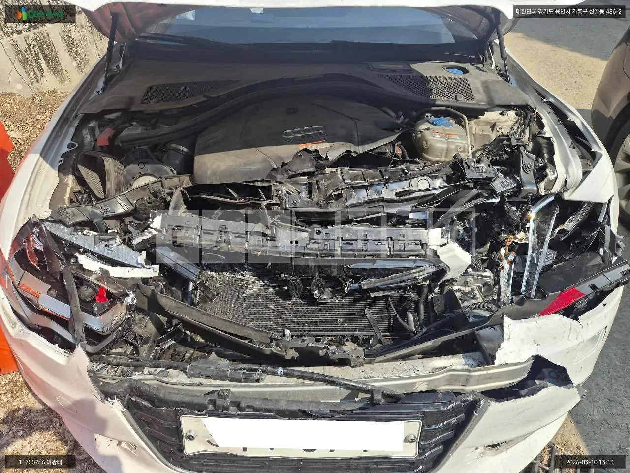 Photo 2 of 6: 2015 Audi A6 45 TDI quattro, VIN WAUZZZ4G1FN061603 — Korean insurance auction