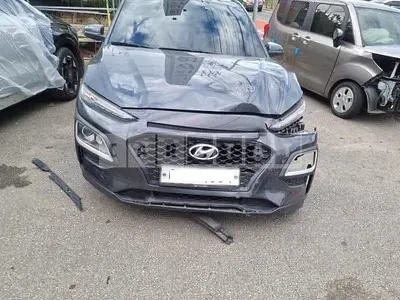 Photo 1 of 17: 2017 Hyundai Kona, VIN KMHK4815GJU055408 — Korean insurance auction