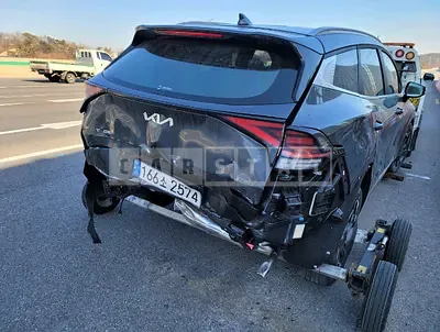 Photo 1 of 9: 2022 Kia Sportage, VIN KNAPV81BGNK028901 — Korean insurance auction