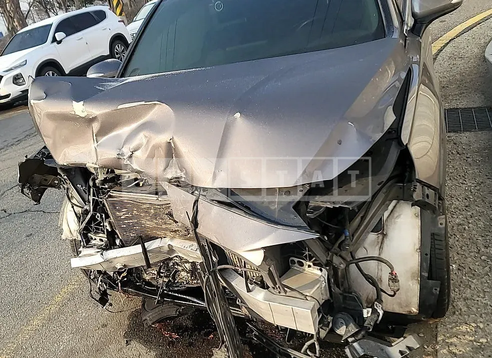 Photo 2 of 21: 2021 Hyundai Santa Fe TM 2.2, VIN KMHS281HGMU414741 — Korean insurance auction