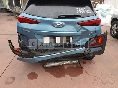 Photo 1 of 26: 2018 Hyundai Kona, VIN KMHK4815HJU173960 — Korean insurance auction