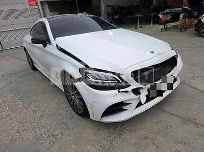 Photo 1 of 27: 2019 Mercedes-Benz C220 d 4Matic Coupe, VIN WDDWJ1FBXKF883813 — Korean insurance auction