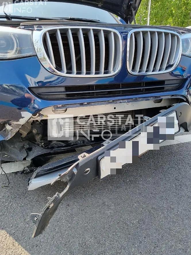 Photo 2 of 9: 2015 BMW X3 xDrive20d, VIN WBAWZ5105F0L12199 — Korean insurance auction