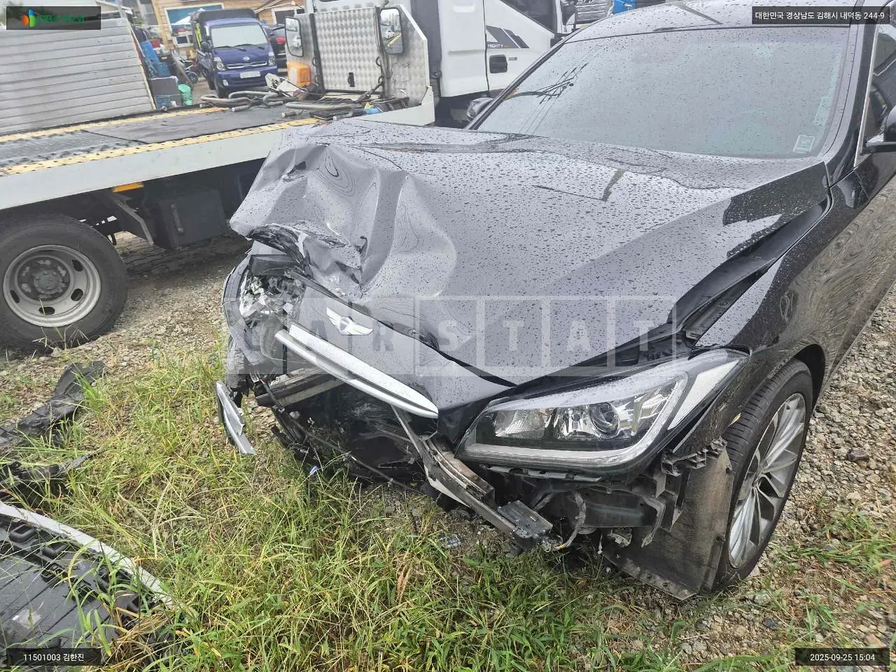 Photo 2 of 10: 2015 Hyundai Genesis, VIN KMHGL41DBGU125415 — Korean insurance auction