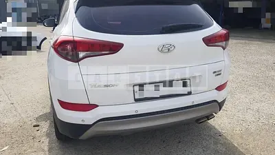 Photo 1 of 6: 2017 Hyundai Tucson, VIN KMHJ281ADHU450729 — Korean insurance auction