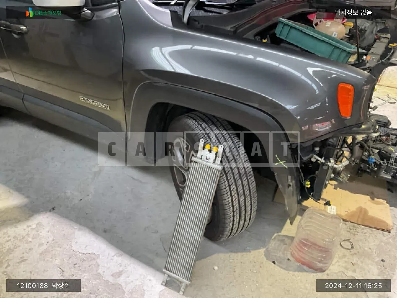 Photo 2 of 12: 2017 Jeep Renegade, VIN 1C4BU0000HPF06848 — Korean insurance auction