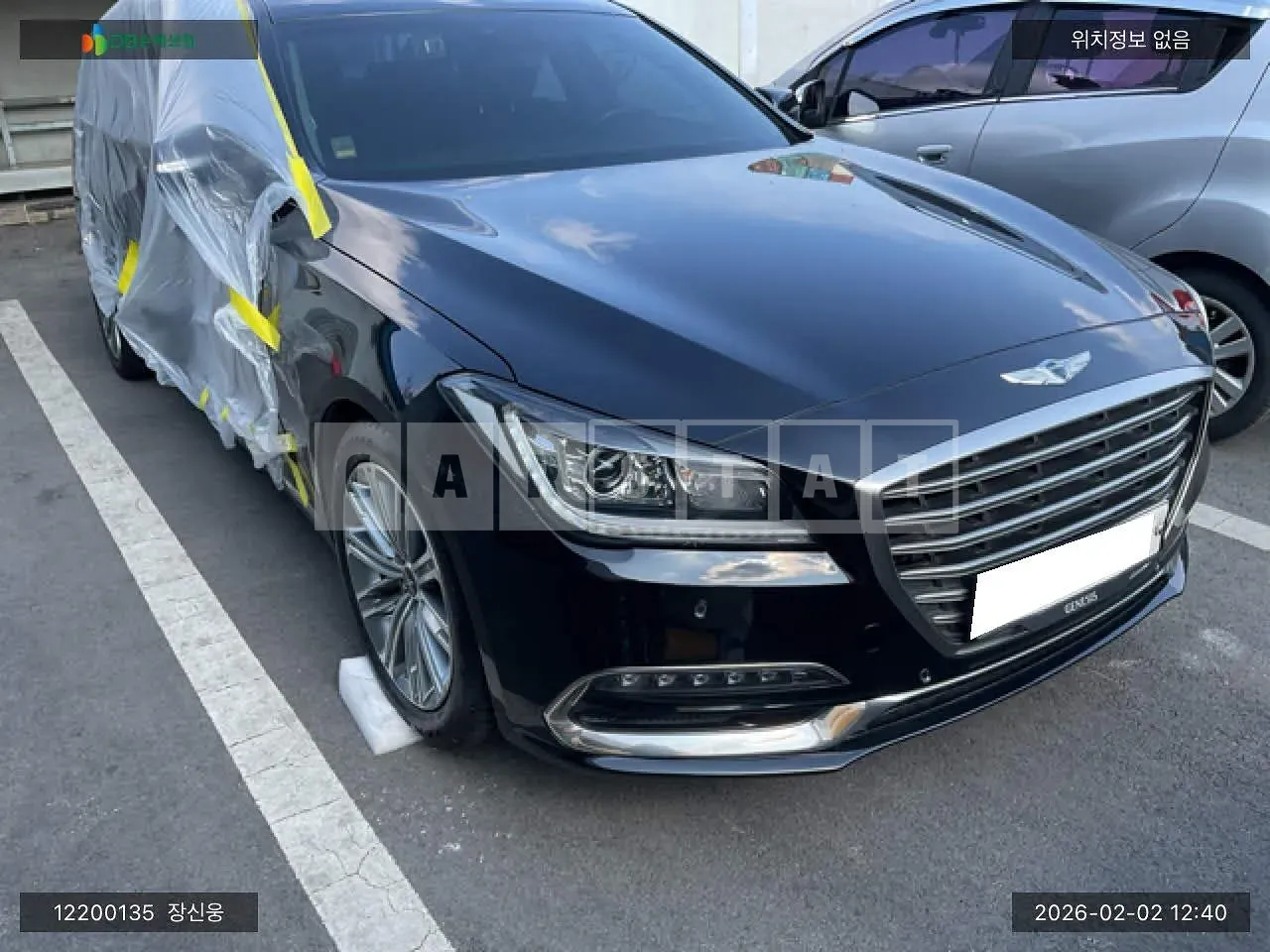 Photo 2 of 14: 2017 Hyundai Genesis G80, VIN KMHGL41DBHU221748 — Korean insurance auction