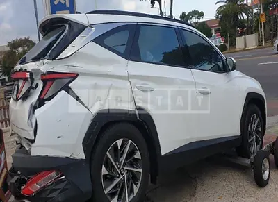 Photo 1 of 24: 2021 Hyundai Tucson, VIN KMHJE811BMU008330 — Korean insurance auction