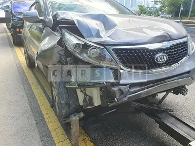 Photo 1 of 8: 2015 Kia Sportage R, VIN KNAPC813BFK786088 — Korean insurance auction