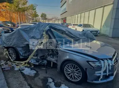Photo 1 of 9: 2018 Audi A6 40 TFSI, VIN WAUZZZ4G7JN135129 — Korean insurance auction