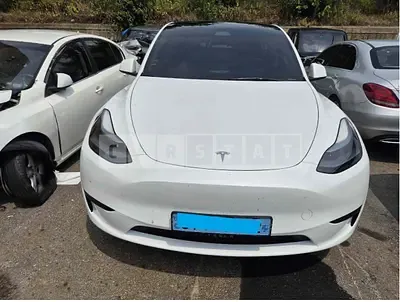 Photo 1 of 15: 2023 Tesla Model Y RWD, VIN LRWYGCFS2RC131254 — Korean insurance auction