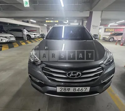 Photo 1 of 3: 2016 Hyundai Santa Fe The Prime Diesel R2.2 2WD Premium, VIN KMHSW81XBGU633059 — Korean insurance auction