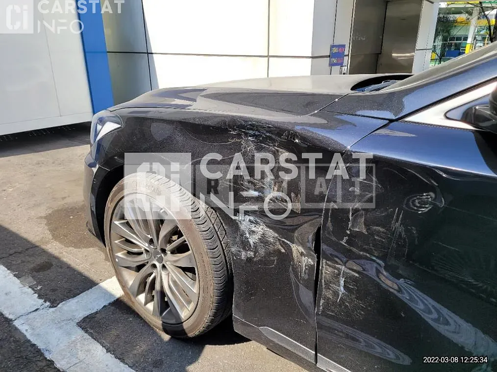 Photo 2 of 16: 2019 Genesis Genece G80 3.8, VIN KMHGR41EDKU315457 — Korean insurance auction