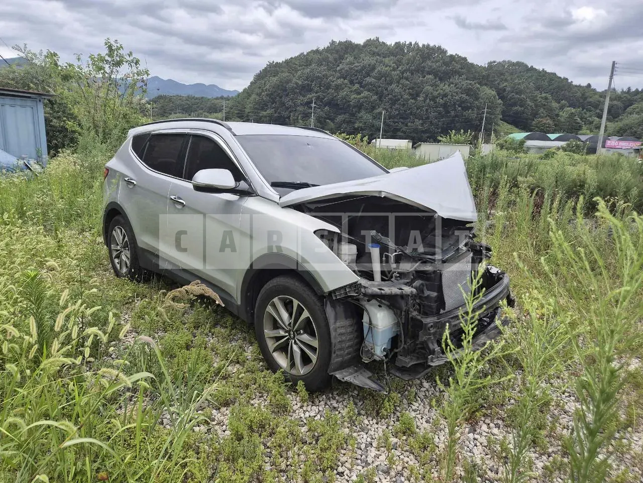 Photo 2 of 8: 2015 Hyundai Santa Fe 2.0 (2WD), VIN KMHSW81UBFU434853 — Korean insurance auction