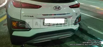 Photo 1 of 11: 2018 Hyundai Kona, VIN KMHK7815HJU010721 — Korean insurance auction
