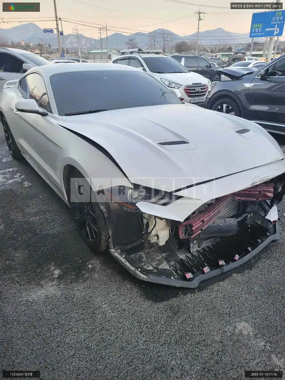 Photo 2 of 27: 2018 Ford Mustang 2.3 Coupe, VIN 1FA6P8TH1J5170044 — Korean insurance auction