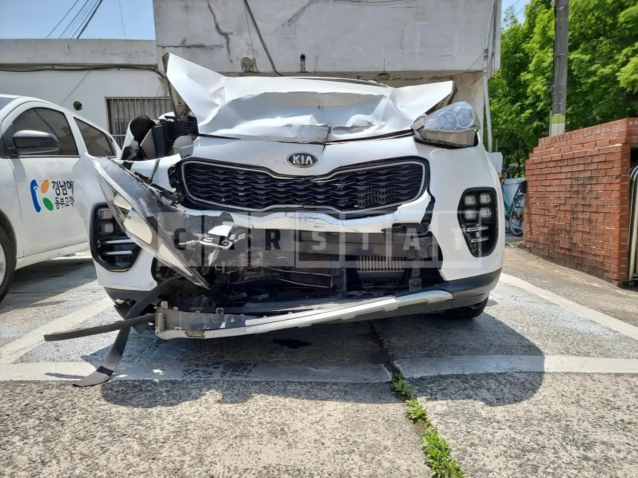 Photo 2 of 15: 2018 Kia Sportage, VIN KNAPM813BJK453534 — Korean insurance auction