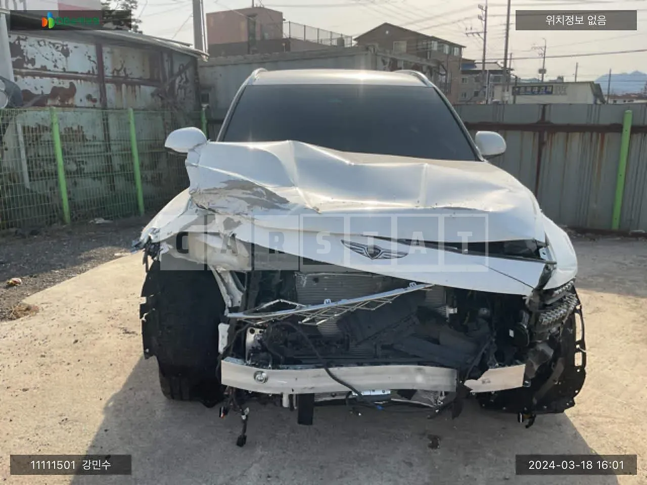 Photo 2 of 15: 2024 Genesis GV80, VIN KMTHA81BBRU209739 — Korean insurance auction