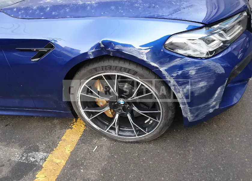 Photo 2 of 35: 2021 BMW M5 Competition Package, VIN WBS81CH03MCH06501 — Korean insurance auction