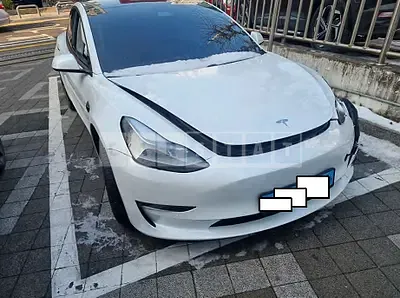 Photo 1 of 18: 2021 Tesla Model 3 Long Range, VIN 5YJ3E1EB1MF011336 — Korean insurance auction