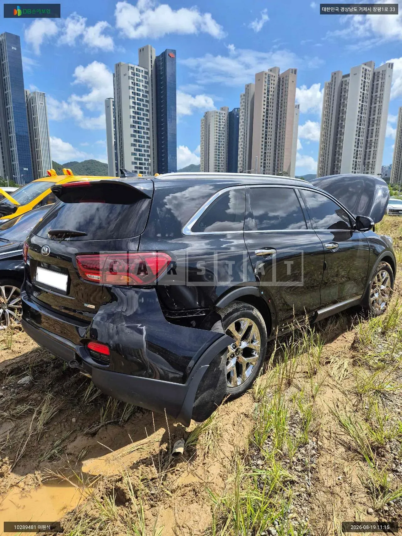 Photo 2 of 8: 2019 Kia Sorento, VIN KNAPH81ABLA593989 — Korean insurance auction