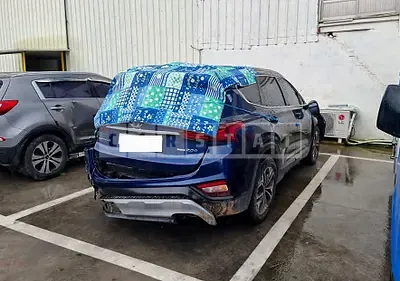 Photo 1 of 17: 2019 Hyundai Santa Fe, VIN KMHS281BDKU149001 — Korean insurance auction