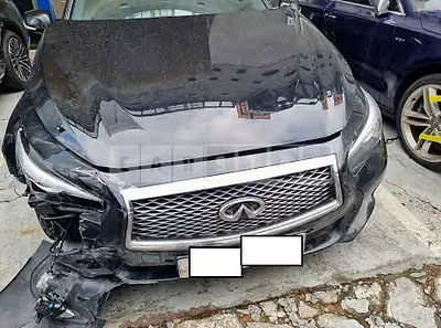 Photo 1 of 27: 2016 Infiniti Q50 2.2d, VIN JNKDV71E0GM550791 — Korean insurance auction