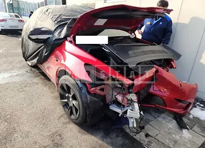 Photo 1 of 42: 2024 Tesla Model Y RWD, VIN LRWYGCFS4RC159248 — Korean insurance auction