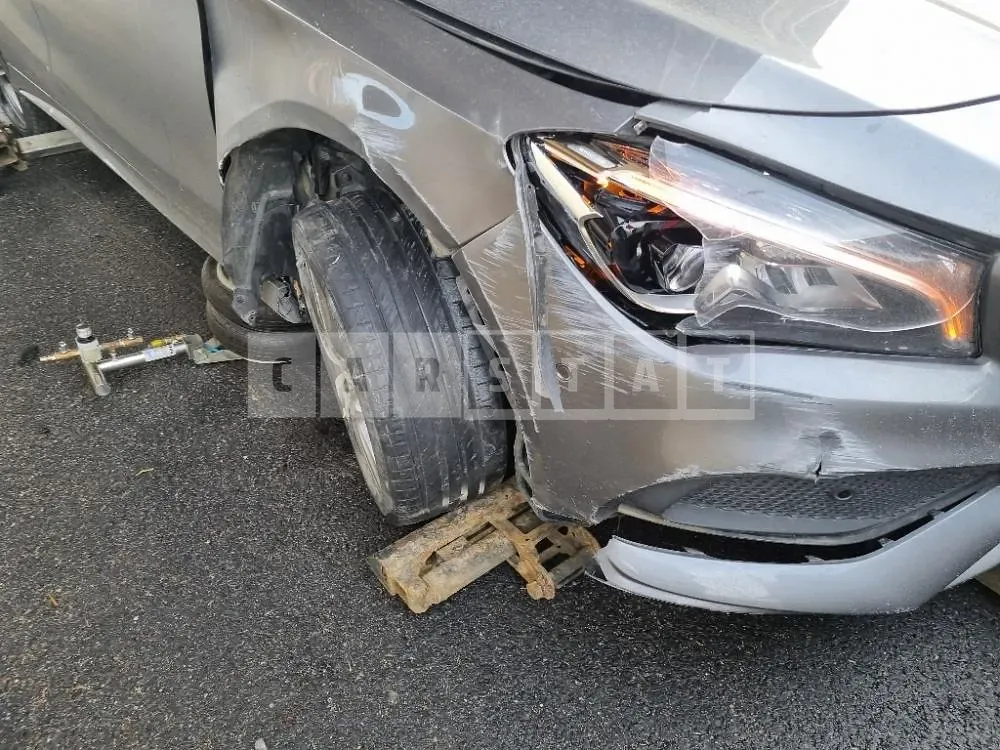 Photo 2 of 12: 2018 Mercedes-Benz CLA 220, VIN WDDSJ4FB4JN672921 — Korean insurance auction