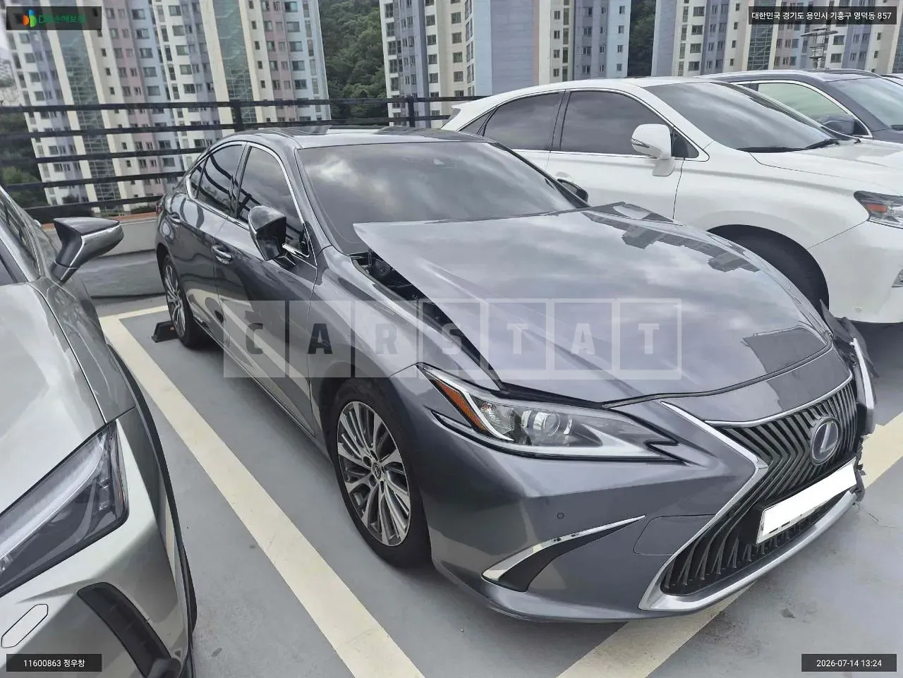 Photo 2 of 10: 2019 Lexus ES300h, VIN JTHB21B14K2034477 — Korean insurance auction